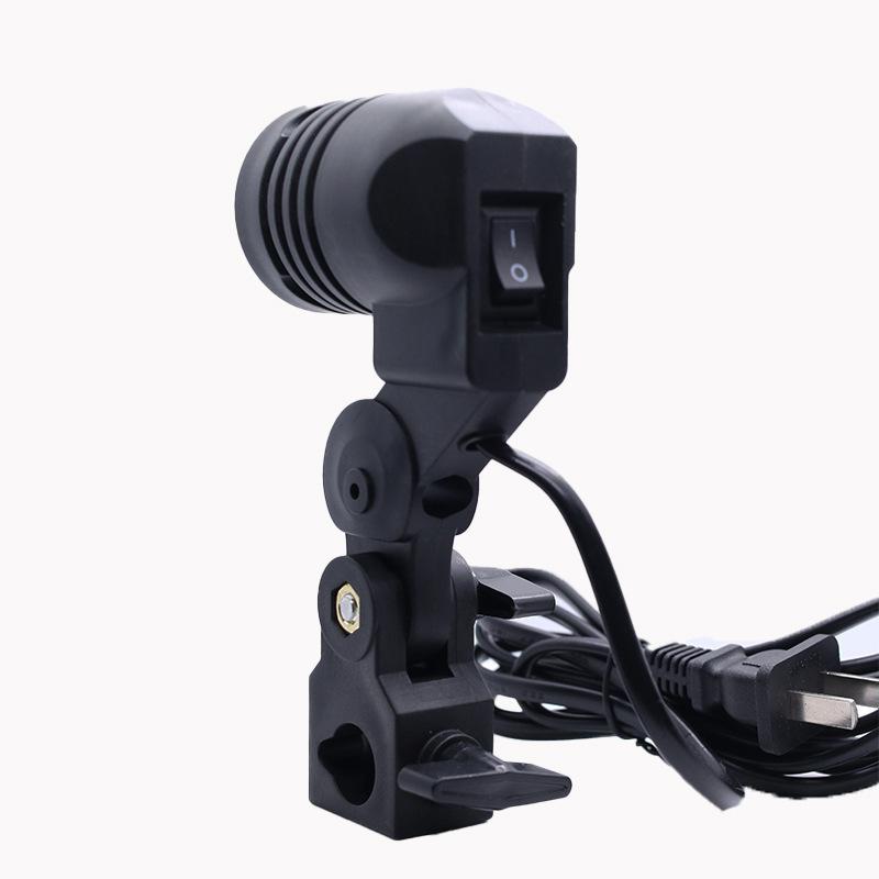 Photography Umbrella Lights - Cabo Preto de 1,8M com Soquete