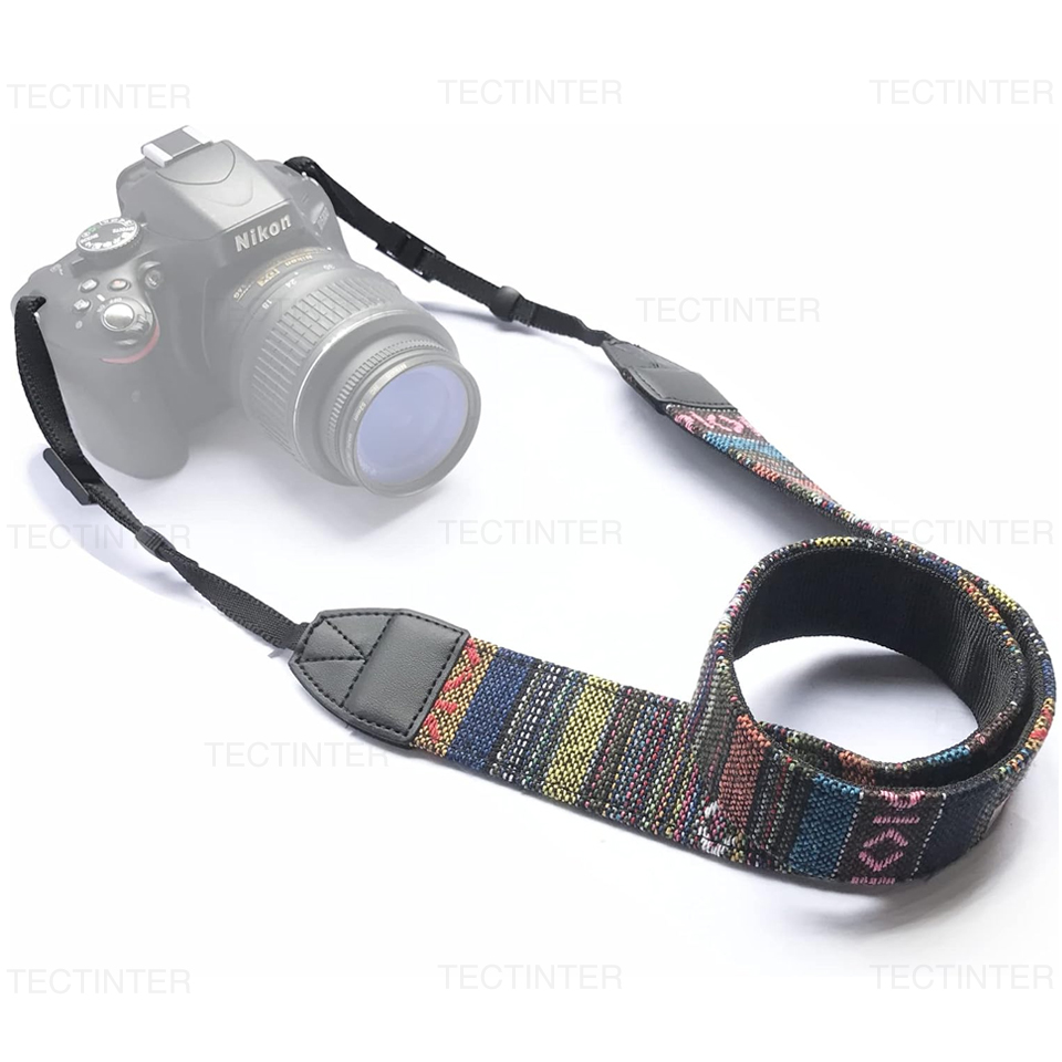 Camera Strap Leather - Alça ajustável para câmera, cinto de