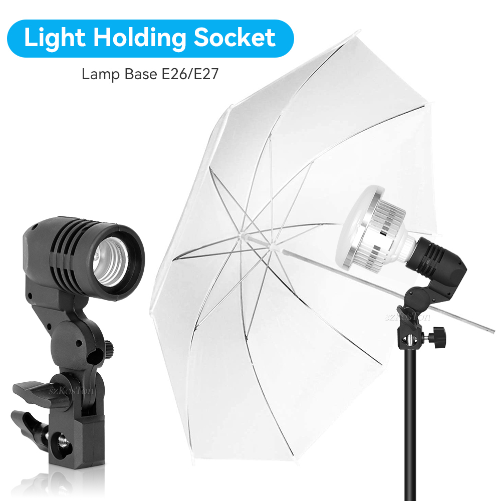 Photography Umbrella Lights - Suporte de lâmpada de cabeça única