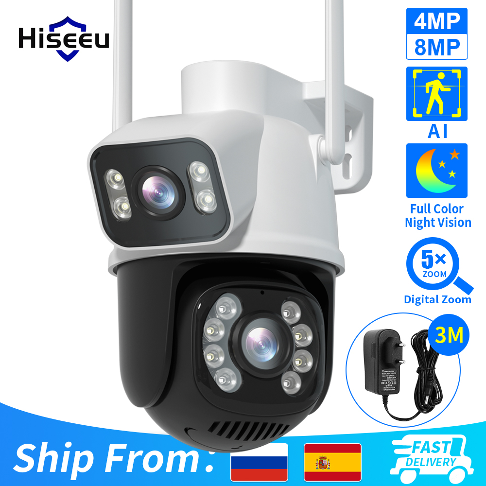 Photography With Ai - Câmera IP PTZ Hiseeu 4K 8MP
