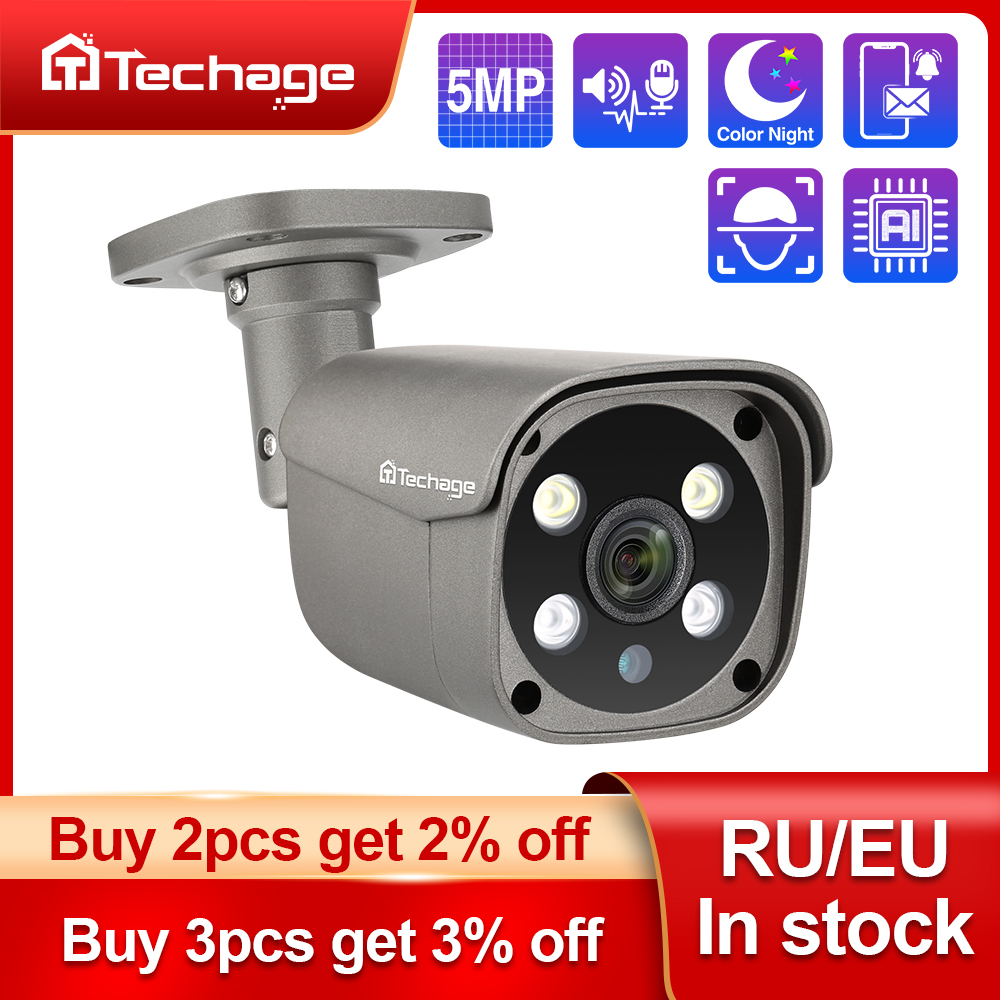Photography With Ai - Câmera IP PoE Techage H.265 4K