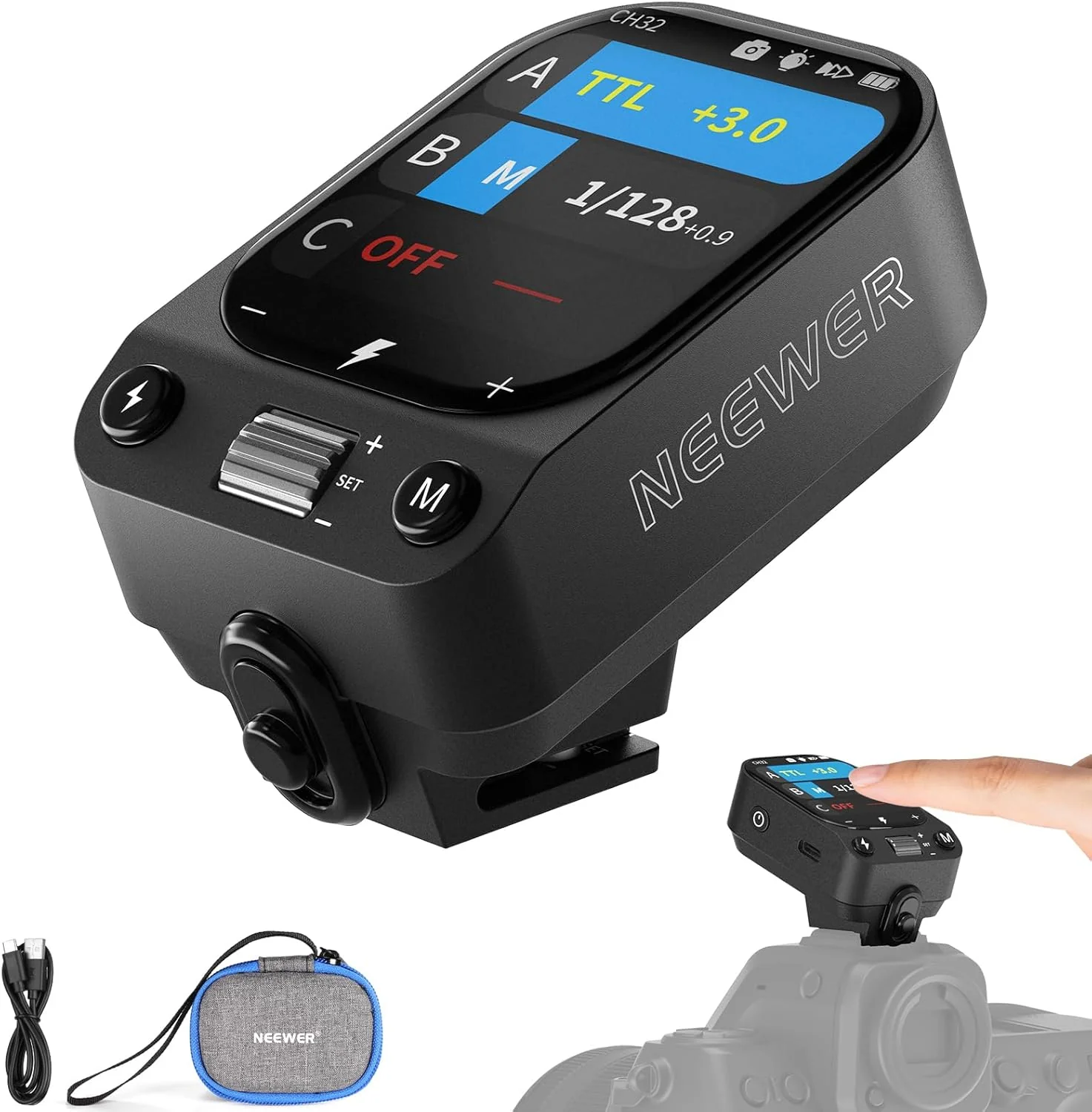 Speedlite Flash External - Transmissor de Flash Sem Fio NEEWER