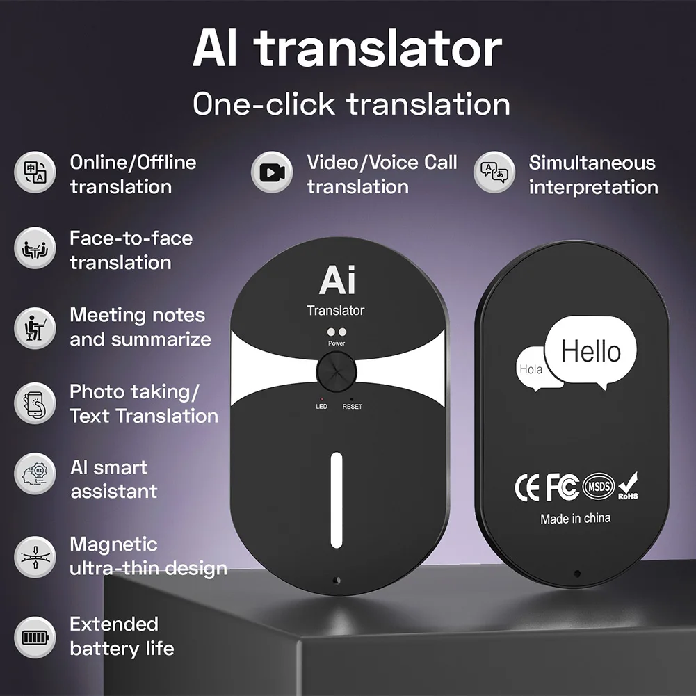 Dispositivo Tradutor de Idioma - Photography With Ai avaliação e preço
