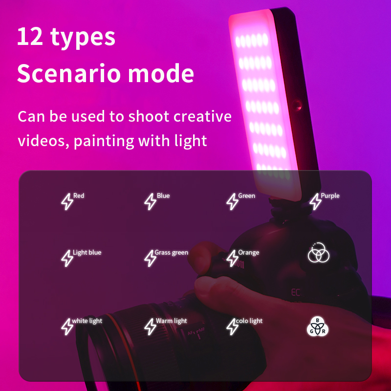 Luz de vídeo rgb portátil led  - Photography Umbrella Lights avaliação e preço