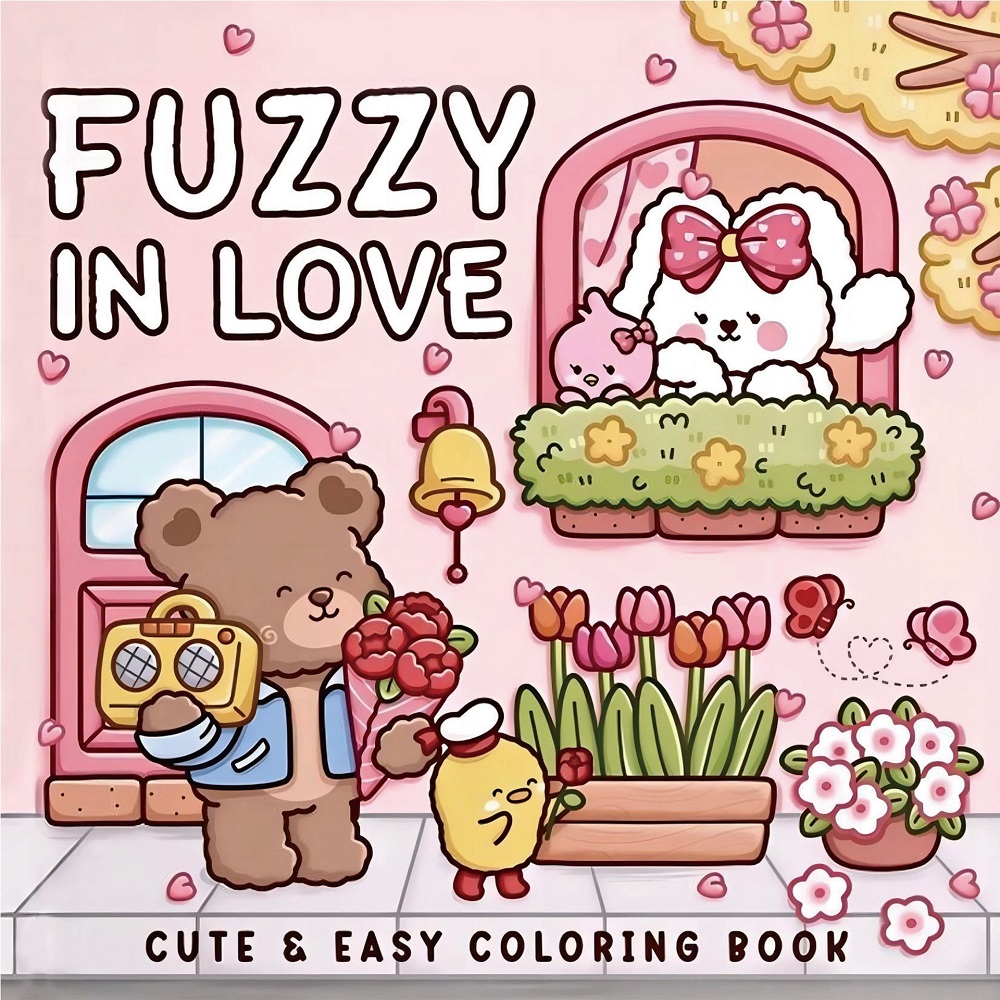 FUZZY IN LOVE Livro para color - Photography Of Book avaliação e preço