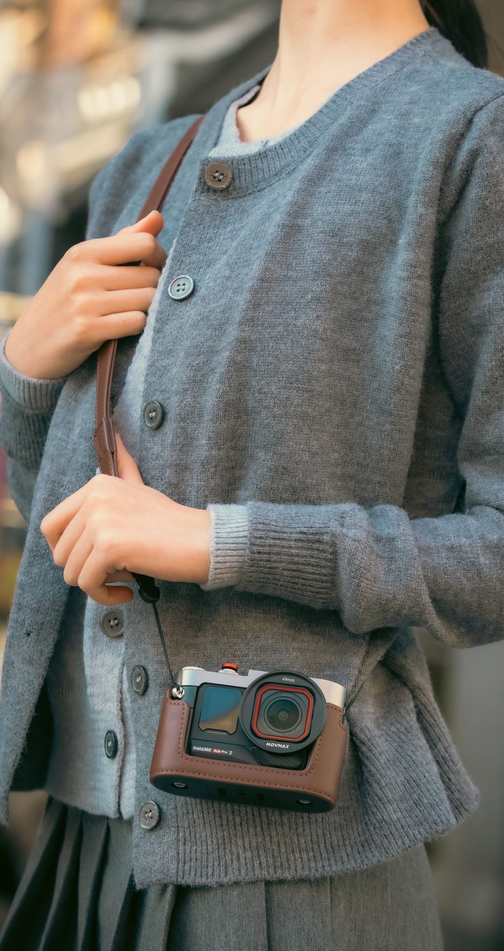 Capa Vintage Movmax em Couro e - Camera Strap Leather avaliação e preço