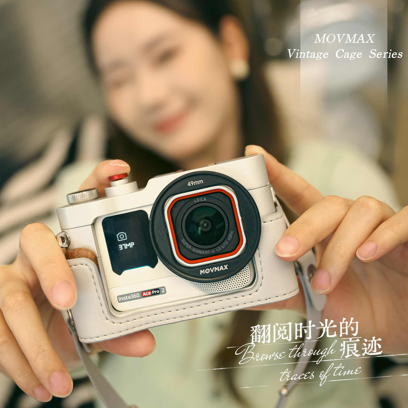 Capa Vintage Movmax em Couro e - Camera Strap Leather avaliação e preço