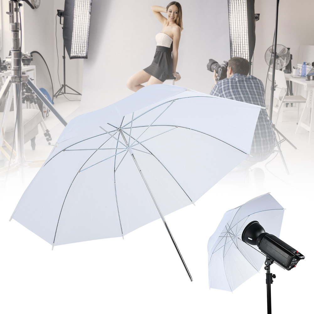 Guarda-chuva translúcido branc - Photography Umbrella Lights avaliação e preço