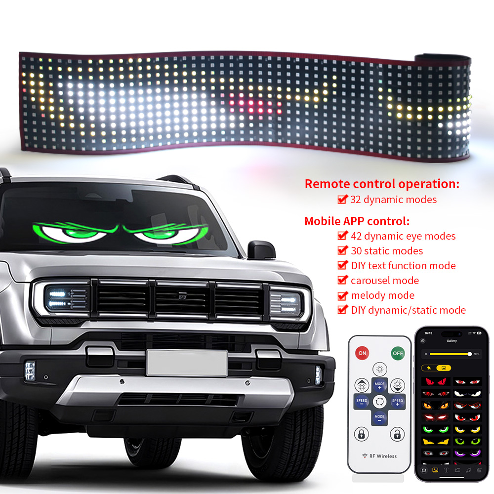 Luz ambiente LED Devil Eyes, p - Pixel Art Led Panel avaliação e preço