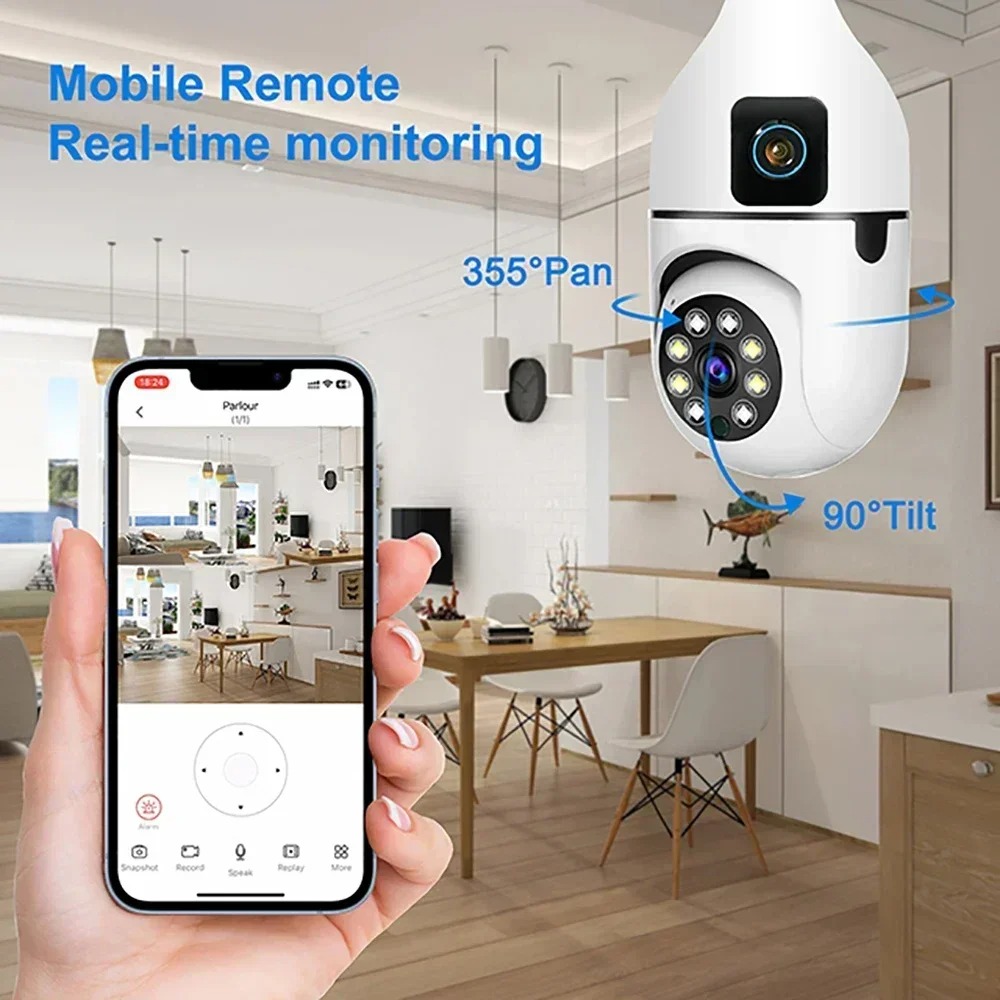 Câmera IP WiFi E27 Tipo Lâmpad - Photography With Ai avaliação e preço