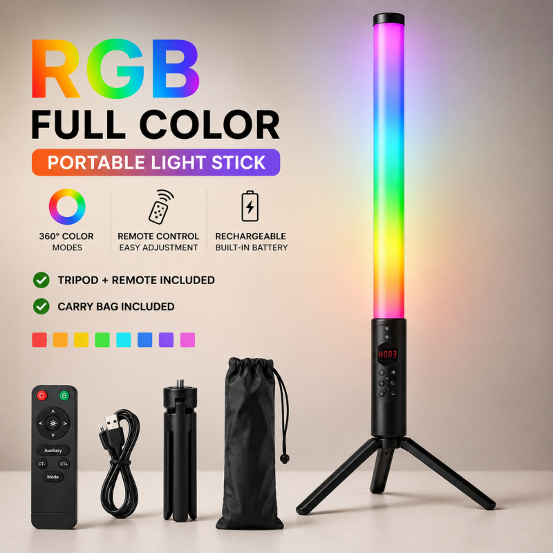 Lanterna de Vídeo RGB Portátil - Photography Umbrella Lights avaliação e preço