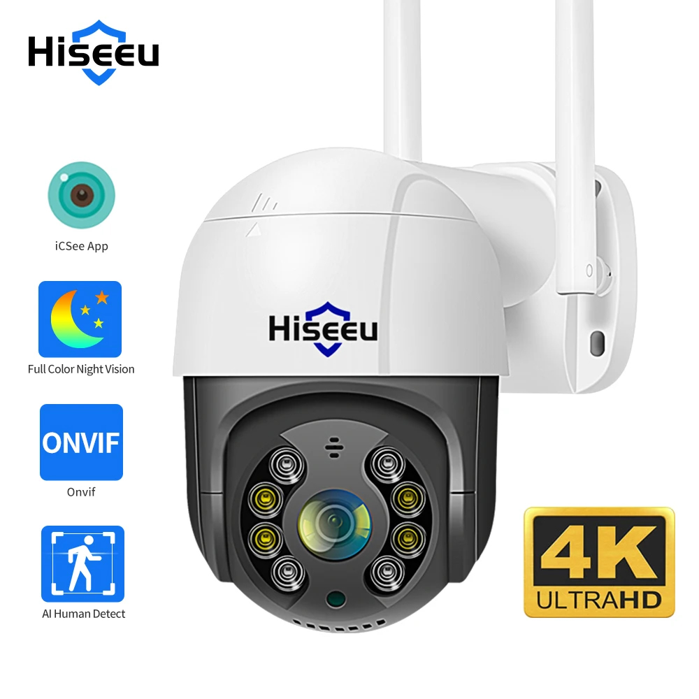 Câmera Wifi Hiseeu 8MP 4K PTZ  - Photography With Ai avaliação e preço