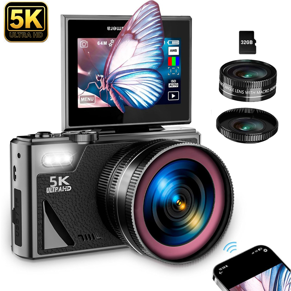 Câmera Digital Wi-Fi 5K para E - Photography Nature Images avaliação e preço