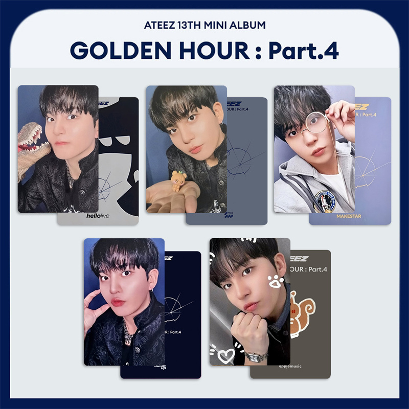 ATEEZ 5 peças/conjunto GOLDEN  - Photography News avaliação e preço
