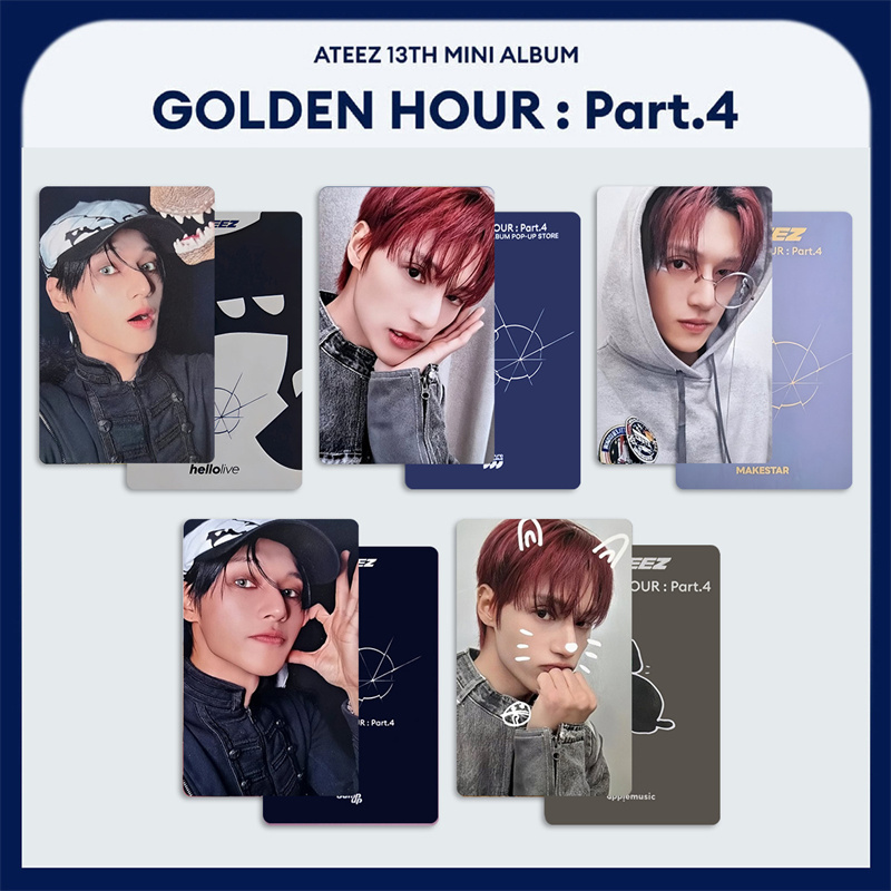 ATEEZ 5 peças/conjunto GOLDEN  - Photography News avaliação e preço