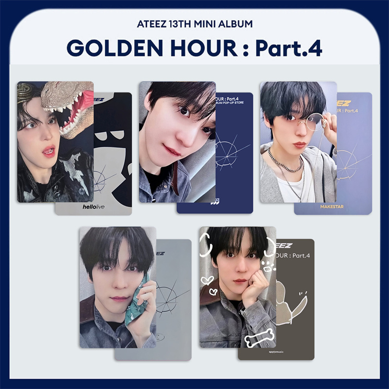 ATEEZ 5 peças/conjunto GOLDEN  - Photography News avaliação e preço